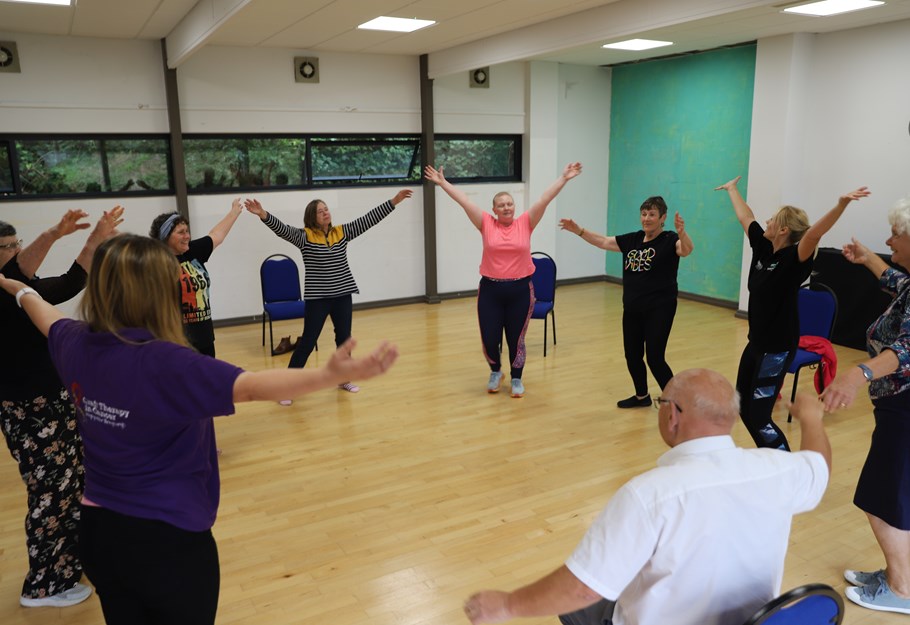 Celebrating our New Movement Through Cancer project in Yeovil