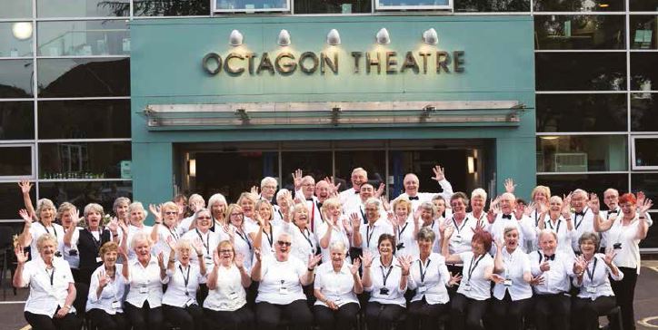 Foyer Club outside The Octagon with Jazz Hands